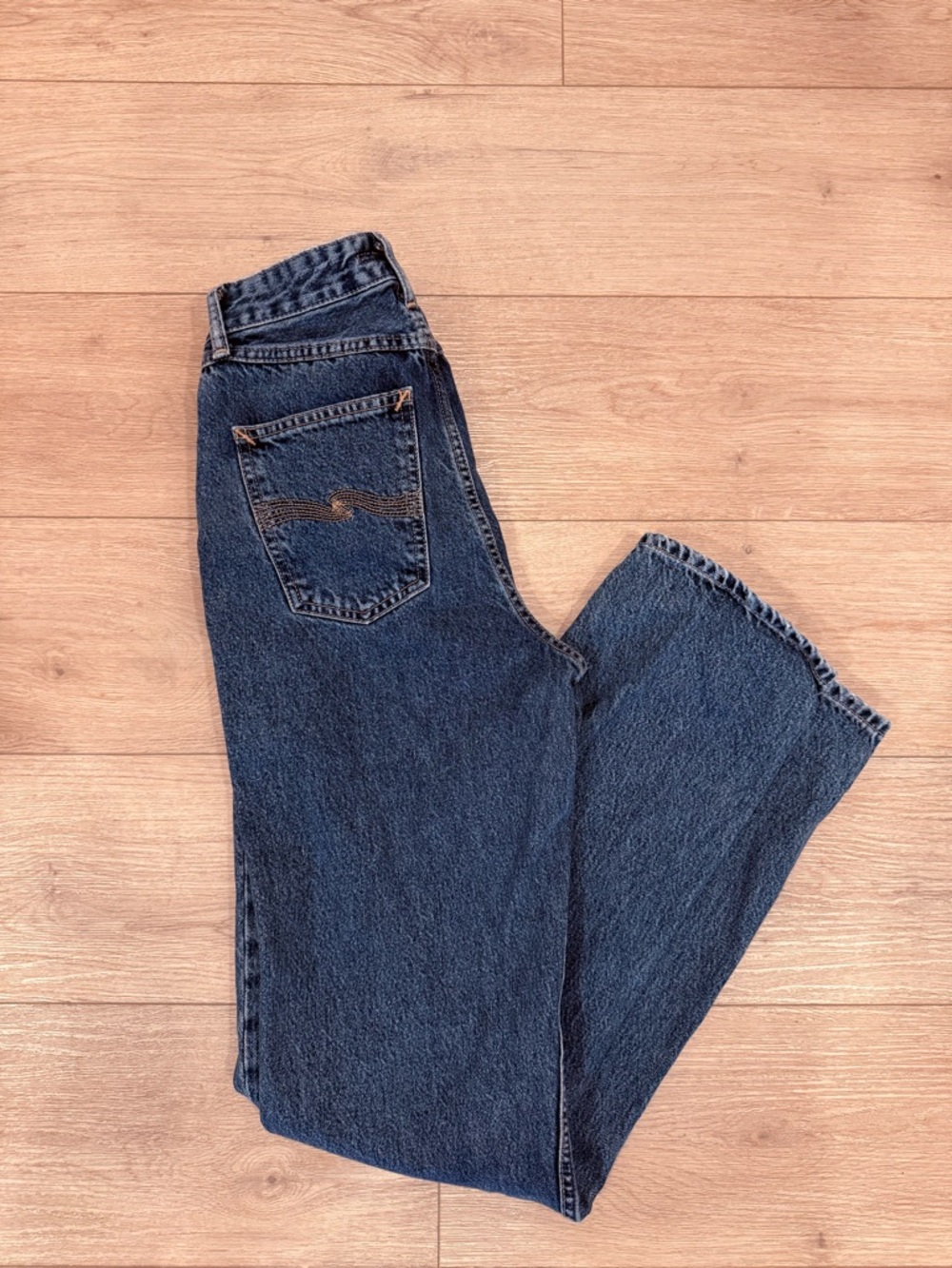 Nudie Jeans Dark Blue Flare Jeans
